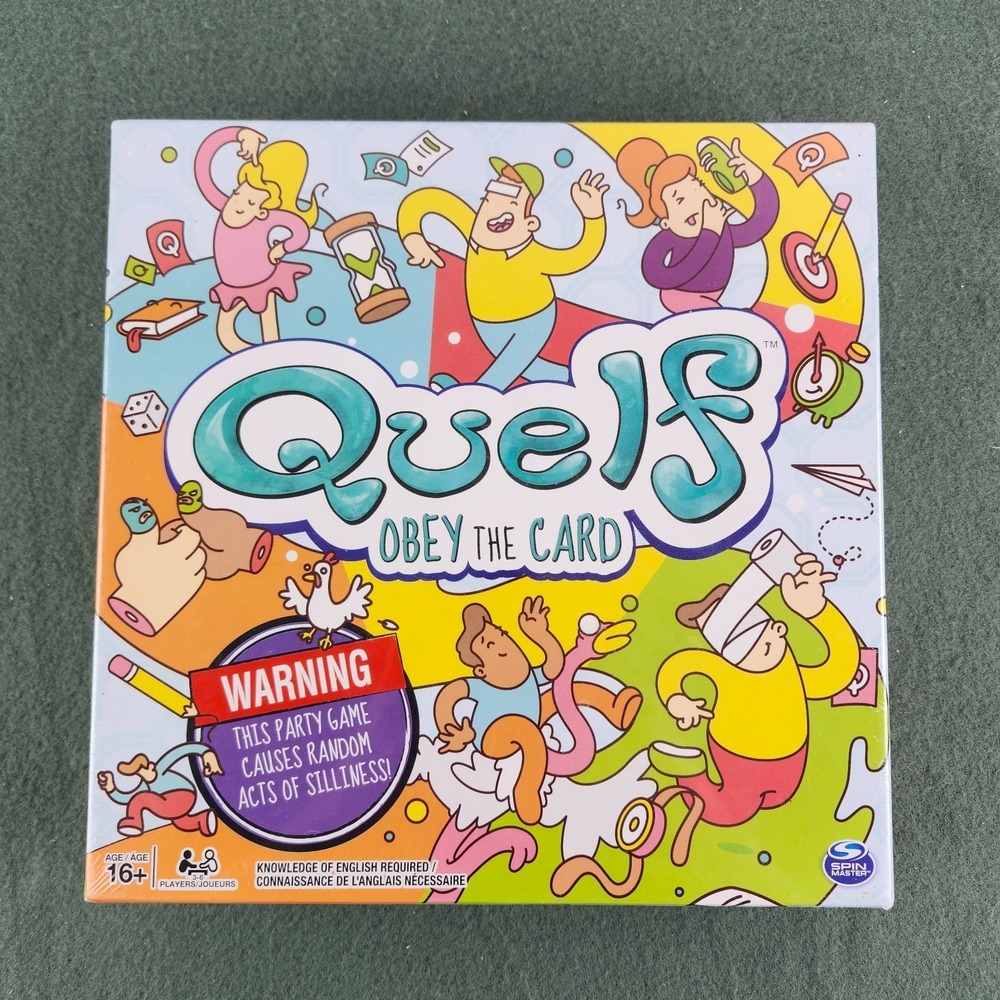 Quelf Board Obey The Card Unpredictable Party Game‎ Fun for 16+ NEW unopened